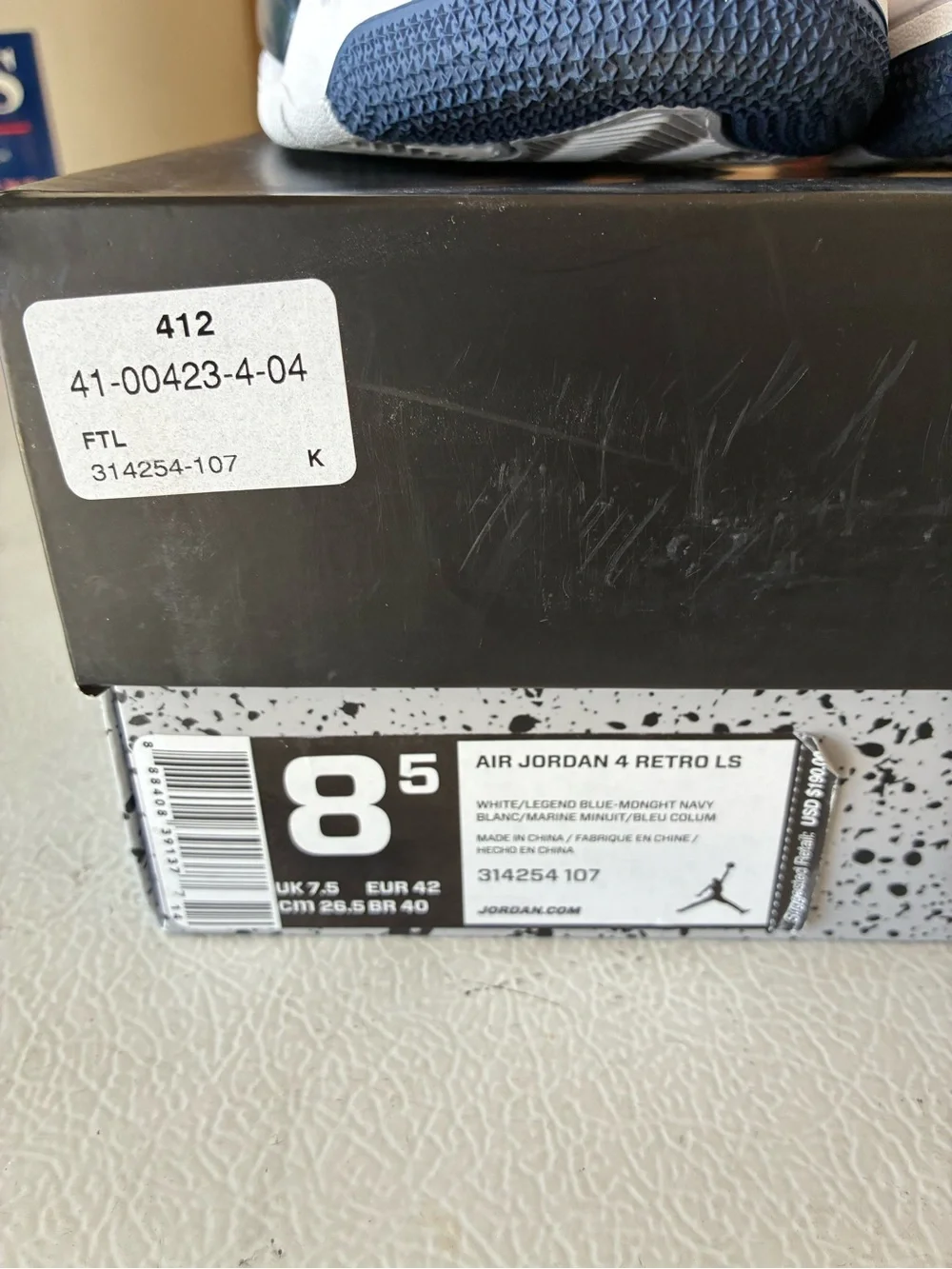 Air Jordan 4 Retro LS 8 1/2